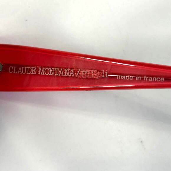 Vintage 1984 Claude Montana For Alan Milki Glasses Frames Model 506 Color 362 - Picture 8 of 15
